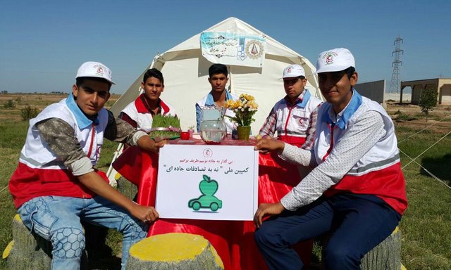 کمپین نه به تصادفات جاده‌ای؛ محوری‌ترین برنامه سازمان جوانان هلال احمر در نوروز ۹۶
