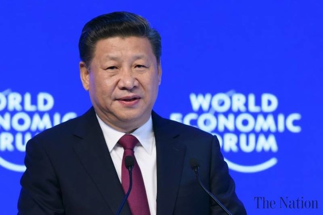 دفاع تمام قد رییس جمهوری چین از جهانی شدن در اجلاس داووس