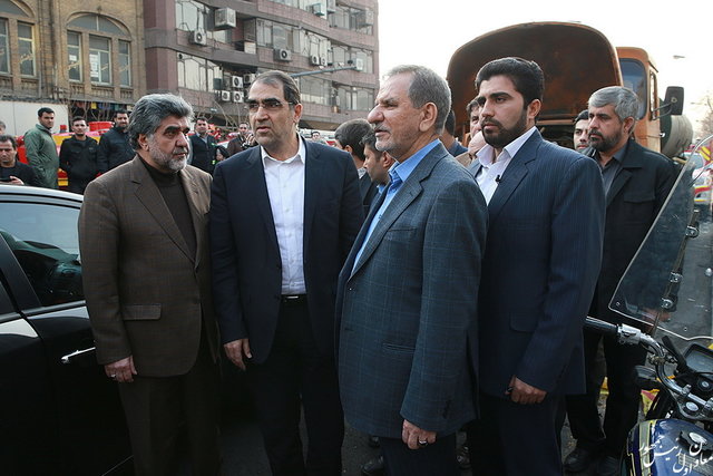 جهانگیری دستور رسیدگی فوری به مصدومان حادثه پلاسکو را صادر کرد جهانگیری دستور رسیدگی فوری به مصدومان حادثه پلاسکو را صادر کرد