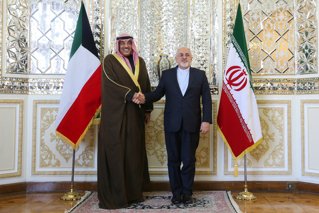 دیدار وزیر امور خارجه کویت با ظریف 