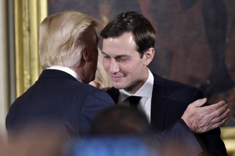 ترامپ و دامادش، جارد کوشنر ترامپ بخشی از داستان عربستان است