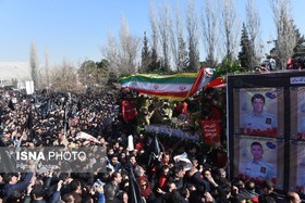گزارش کامل ایسنا از آخرین وداع با شهدای پلاسکو+ عکس