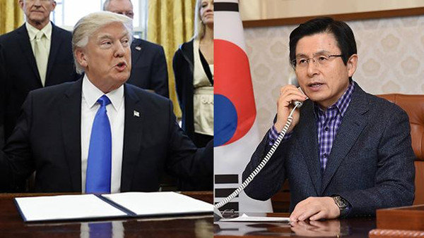 توافق ترامپ و رئیس جمهور کره‌ جنوبی برای تقویت توان دفاعی مشترک