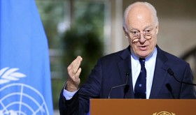 دی‌میستورا: حمله تروریستی حمص، تلاش برای ناکام گذاشتن مذاکرات ژنو۴ بود