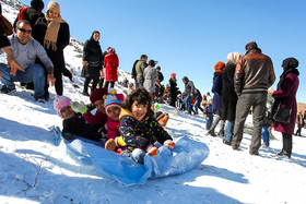 تیوب بازی در برف - اراک