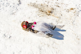 تیوب بازی در برف - اراک