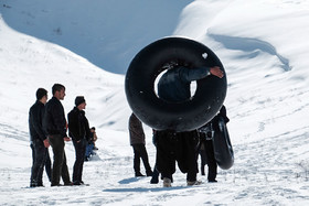 تیوب بازی در برف - یاسوج