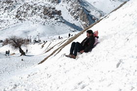 تیوب بازی در برف - یاسوج