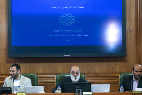 جلسه بررسی حادثه پلاسکو در شورای شهر