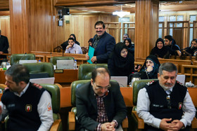 جلسه بررسی حادثه پلاسکو در شورای شهر