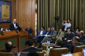 جلسه بررسی حادثه پلاسکو در شورای شهر