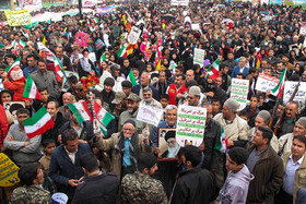 آغاز مراسم راهپیمایی ۲۲ بهمن در یاسوج