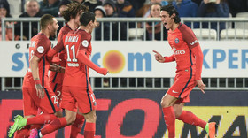 پیروزی PSG با درخشش کاوانی