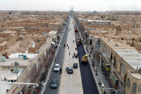 خیابان قیام یزد کف‌سازی کامل و سواره‌رو می‌شود