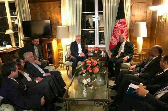 دیدار ظریف با  رییس جمهور افغانستان دیدار ظریف با  رییس جمهور افغانستان
