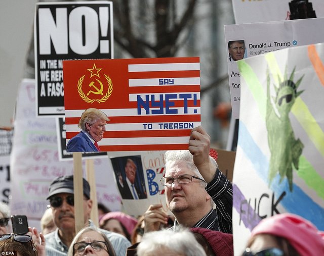 تظاهرات ضد ترامپ در آمریکا