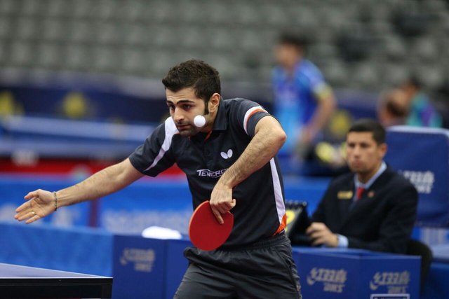 صعود ۷پلهای تیم ملی پینگپنگ ایران در تیمی قهرمانی جهان نوشاد عالمیان