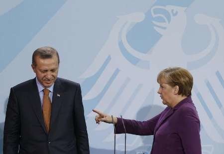 گفت‌وگوی رئیس‌جمهوری ترکیه با صدراعظم آلمان