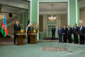 نشست خبری رییسان جمهور ایران و آذربایجان