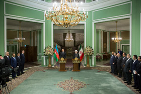 نشست خبری رییسان جمهور ایران و آذربایجان