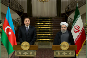 نشست خبری رییسان جمهور ایران و آذربایجان