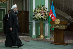 نشست خبری رییسان جمهور ایران و آذربایجان