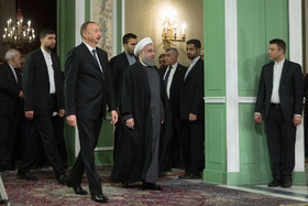 نشست خبری رییسان جمهور ایران و آذربایجان