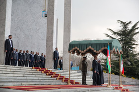 مراسم استقبال رسمی حسن روحانی از رییس جمهور آذربایجان