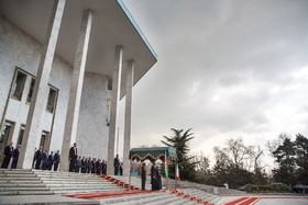 مراسم استقبال رسمی حسن روحانی از رییس جمهور آذربایجان