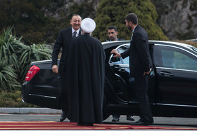 مراسم استقبال رسمی حسن روحانی از رییس جمهور آذربایجان