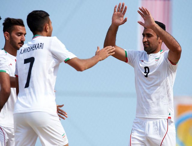 صعود ایران به جام جهانی فوتبال ساحلی/ ایران فینالیست آسیا شد+فیلم