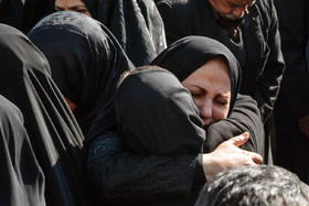 تشییع پیکر احمد عزیزی - کرمانشاه