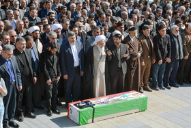 تشییع پیکر احمد عزیزی - کرمانشاه