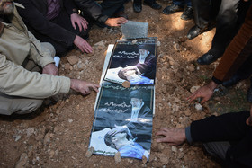 تشییع پیکر احمد عزیزی - کرمانشاه