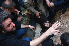 تشییع پیکر احمد عزیزی - کرمانشاه