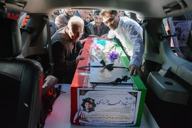 تشییع پیکر احمد عزیزی - کرمانشاه