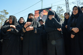 تشییع پیکر احمد عزیزی - کرمانشاه