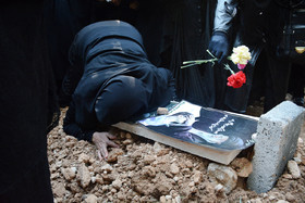 تشییع پیکر احمد عزیزی - کرمانشاه