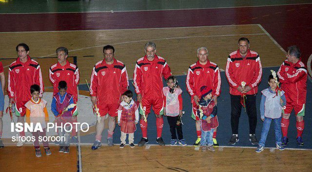 پیروزی تیم پیشکسوتان پرسپولیس در دیداری دوستانه در بیرجند