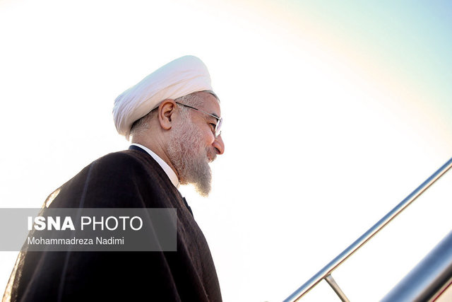 روحانی عازم نیویورک شد روحانی عازم نیویورک شد