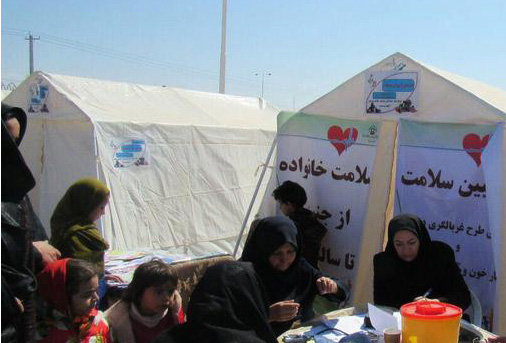 ویزیت ١٣ هزار نفر در چهارمین بیمارستان صحرایی یزد ویزیت ١٣ هزار نفر در چهارمین بیمارستان صحرایی یزد