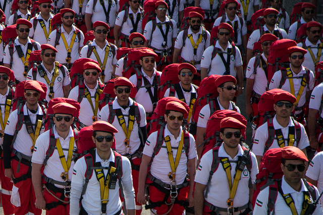 عکس آرشیوی است آمادهباش امدادگران هلال احمر درپی هشدار هواشناسی