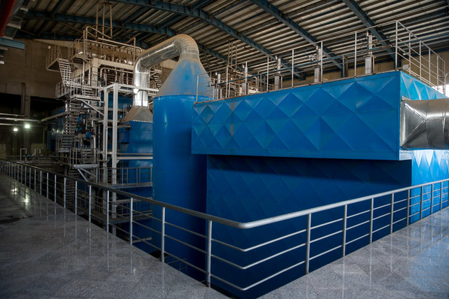 پیشرفت مطلوب نیروگاه زباله سوز ساری پیشرفت مطلوب نیروگاه زباله سوز ساری