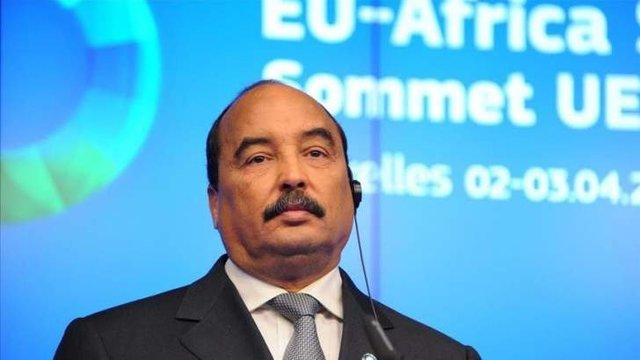 محمد ولد عبدالعزیز رئیس‌جمهوری موریتانی