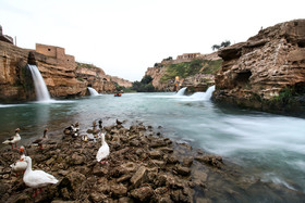 مجموعه آبی آبشارهای شوشتر در نوروز ۹۶‎