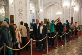 بازدید محمد فرهادی وزیر علوم، تحقیقات و فناوری از کاخ گلستان