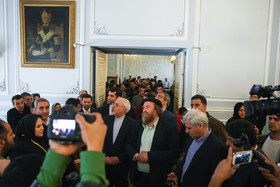 بازدید محمدجواد ظریف وزیر امور خارجه از کاخ گلستان