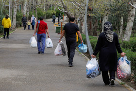 سیزده فروردین ، روز آشتی با طبیعت - پارک لاله