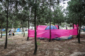 سیزده فروردین ، روز آشتی با طبیعت - حاشیه شهرک ولیعصر