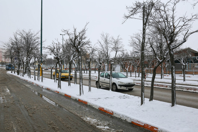 اردبیل / بارش برف در استان/ تعطیلی مدارس و دانشگاههای استان 1 پایگاه خبری ججین بارش برف بهاری - اردبیل